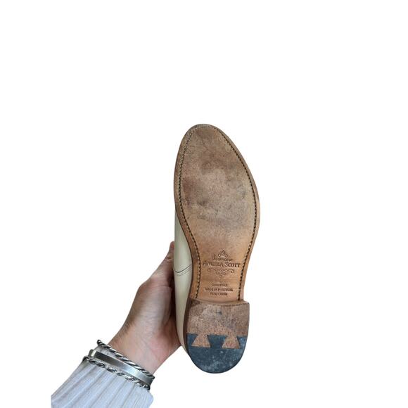 The Office Of Angela Scott Mr. Colin patent monk strap shoe Ivory, Size 37 / 6.5 - Picture 6 of 13